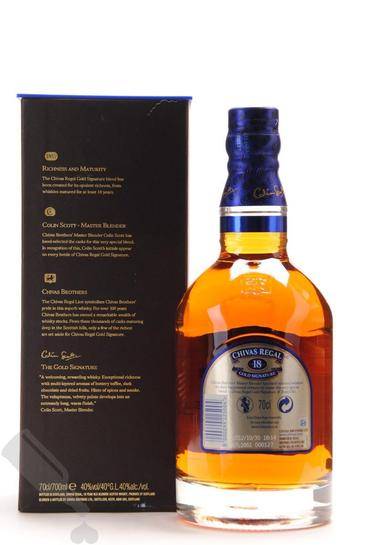 Chivas Regal 18 years Gold Signature - Passie voor Whisky