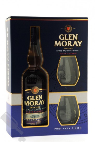 Glen Moray Port Cask Finish - Giftpack