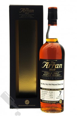 Arran 7 years 2011 - 2019 #2011/2640 Very, Very, Very Well Matured Sherry Cask