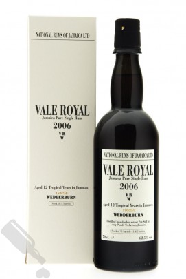 Vale Royal 12 years 2006 - 2018 National Rums of Jamaica