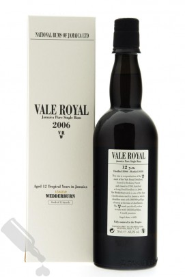 Vale Royal 12 years 2006 - 2018 National Rums of Jamaica