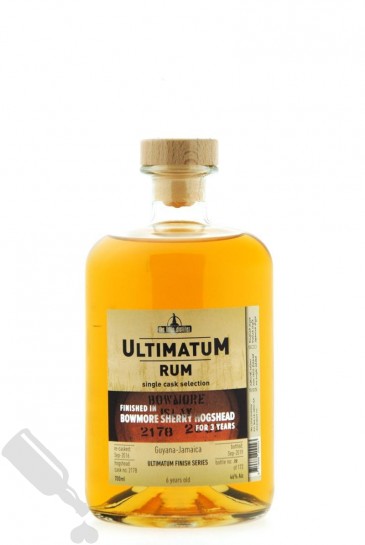 Ultimatum Rum 6 years #2178 Finished in Bowmore Sherry Hogshead