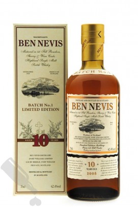 Ben Nevis 10 years 2008 Batch no.1 Limited Edition