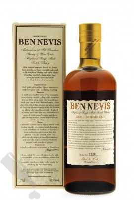 Ben Nevis 10 years 2008 Batch no.1 Limited Edition