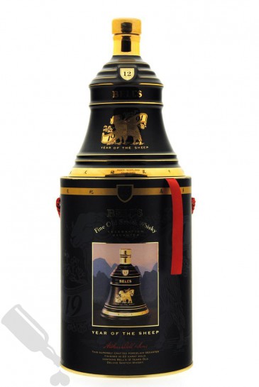 新品未開封 BELL'S YEAR OF THE SHEEP 12 years Bell's 12 years 1991 Year Of The Sheep Porcelain Decanter 75cl