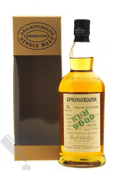 Springbank 16 years 1991 - 2007 Wood Expressions