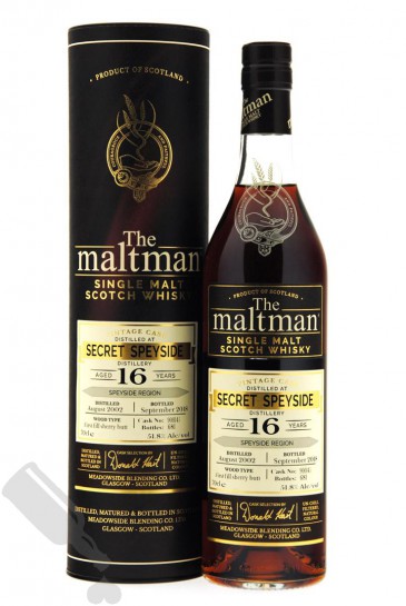 Secret Speyside 16 years 2002 - 2018 #900145 MAX 1 BOTTLE PER CUSTOMER