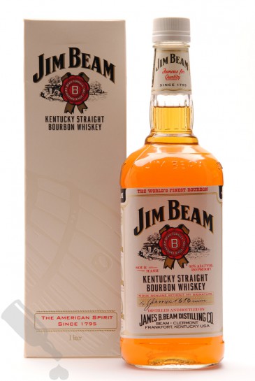 Jim Beam White Label 100cl - Old Bottling