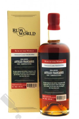Rum of the World 2021 Antilles Francaises Single Cask #AGR3FR4