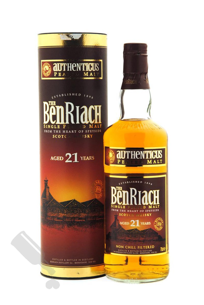 BenRiach 21 years Authenticus - Peated