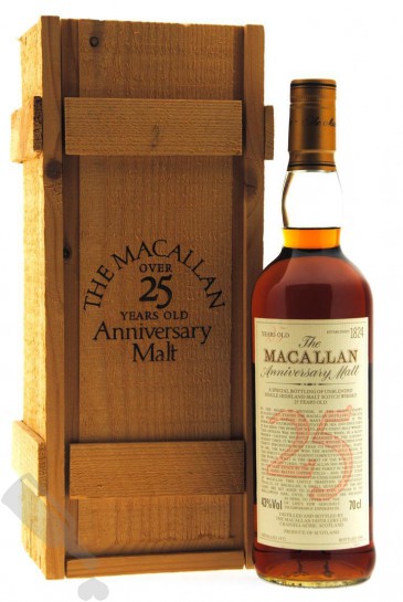 Macallan 25 years 1972 - 1998 Anniversary Malt