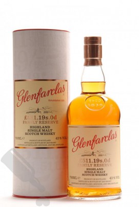 Glenfarclas £511.19s.Od Family Reserve