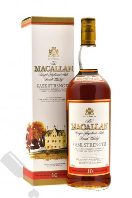 Macallan 10 years Cask Strength 58.5% 100cl - Old Bottling