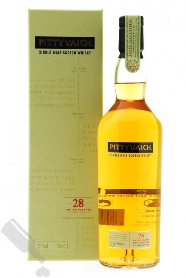 Pittyvaich 28 years 1989 - 2018 Limited Release