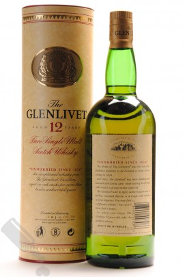 Glenlivet 12 years 100cl - Old Bottling