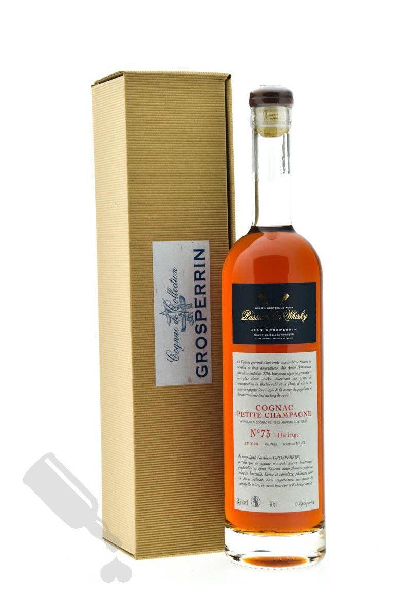 Grosperrin Petite Champagne N°73 Héritage pour Passion for Whisky