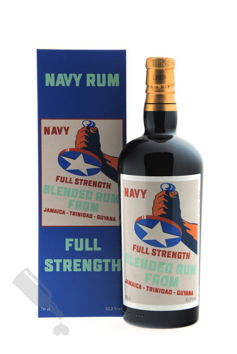 Navy Rum Full Strength from Jamaica - Trinidad - Guyana