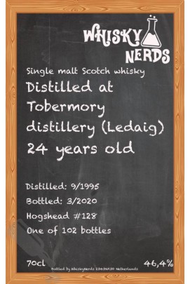 Ledaig 24 years 1995 - 2020 #128 WhiskyNerds - PRESALE