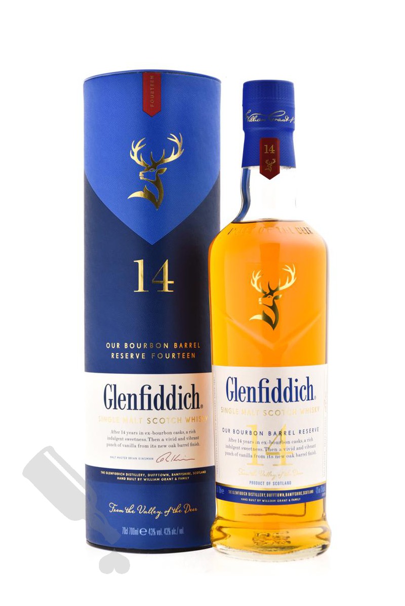 Glenfiddich 14 years Our Bourbon Barrel Reserve