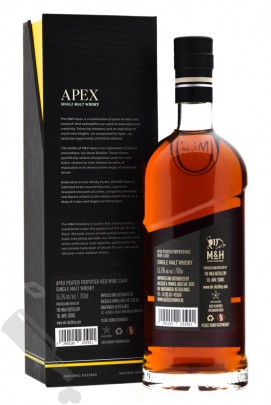 Milk and Honey 2018 - 2021 Apex Peated Fortified Red Wine Cask