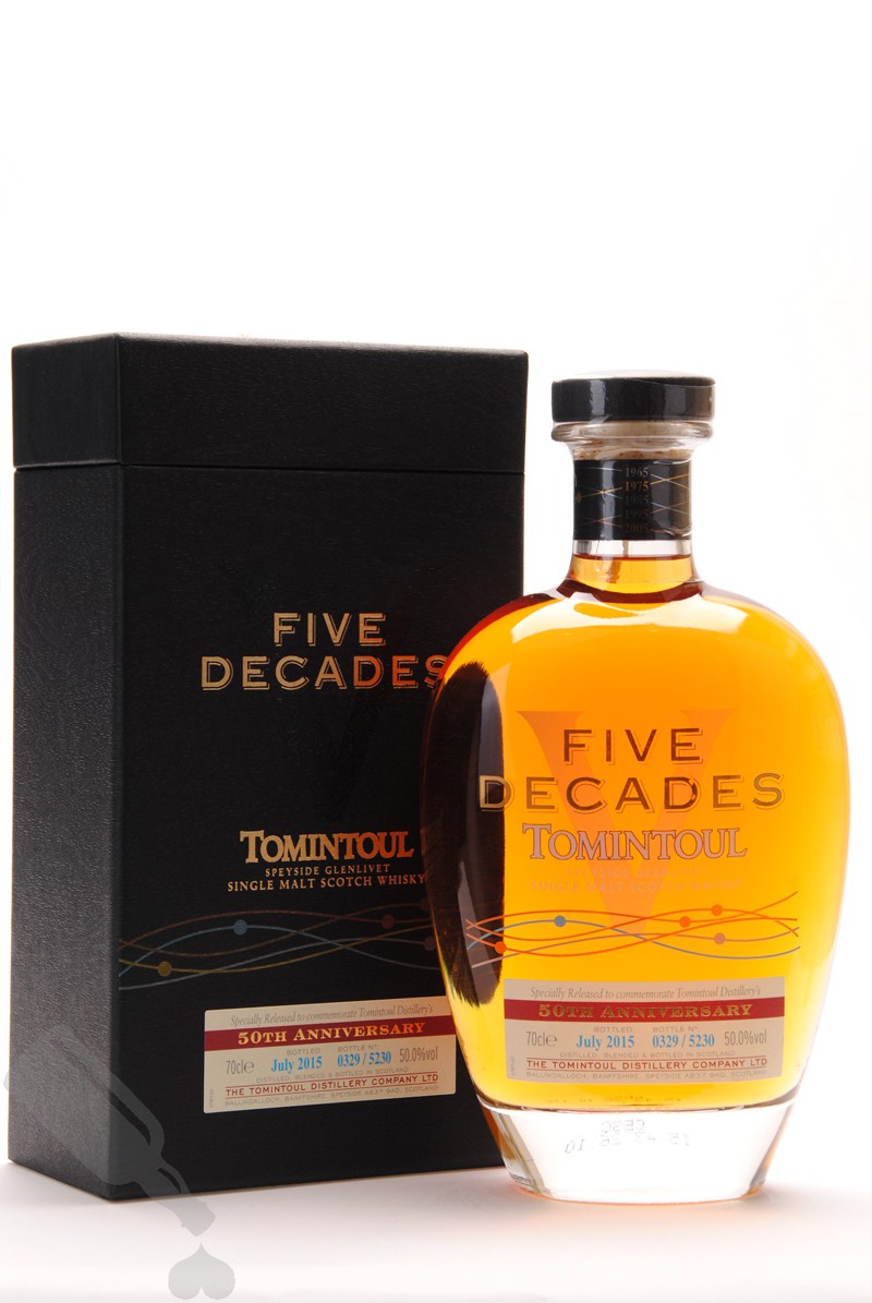 Tomintoul Five Decades 50th Anniversary