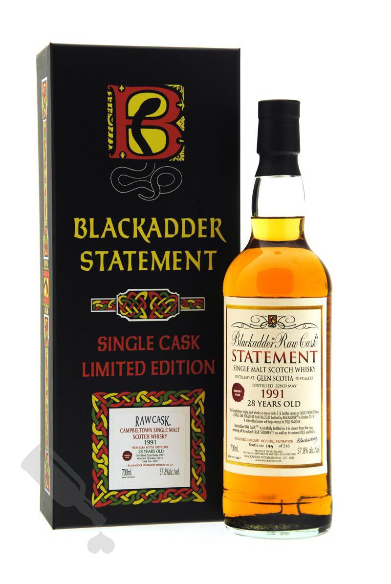 Glen Scotia 28 years 1991 - 2019 #2031 Statement Edition No.33