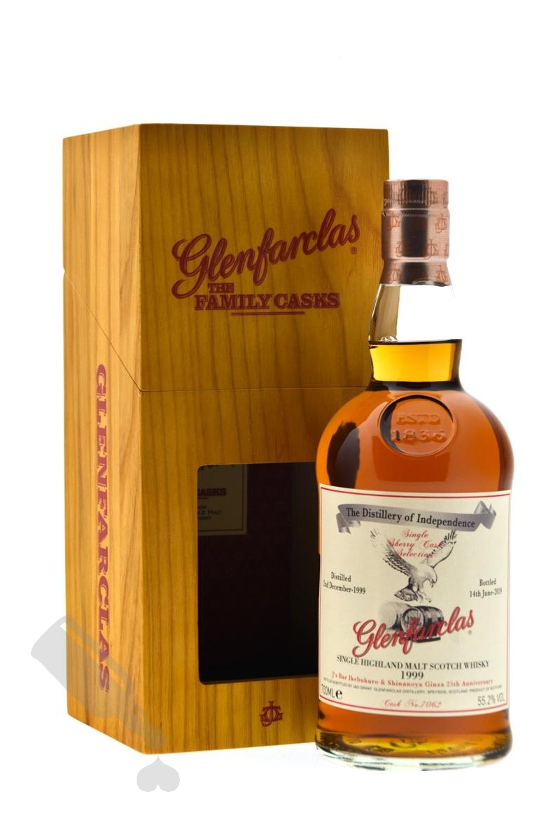 Glenfarclas 1999 - 2019 #7062 for J's Bar Ikebukuro & Shinanoya Ginza