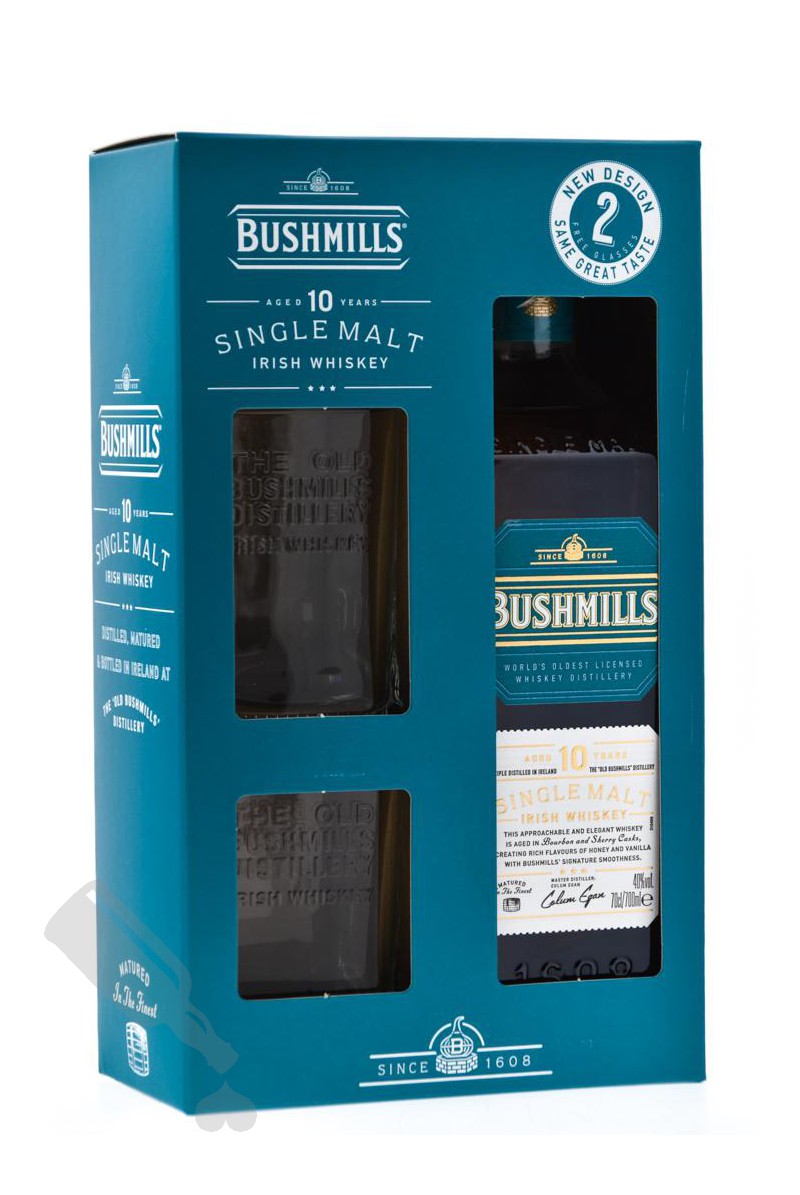 Bushmills 10 years - Giftpack