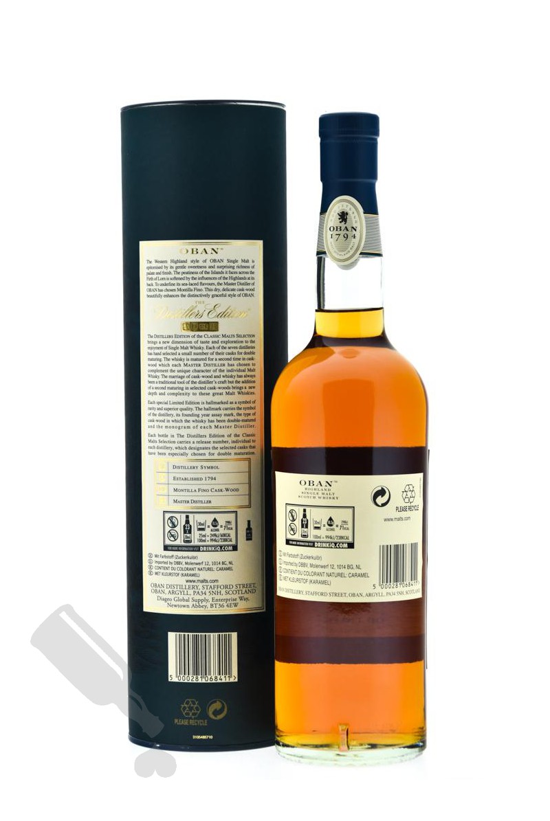 Oban 2007 - 2021 The Distillers Edition - Passie voor Whisky