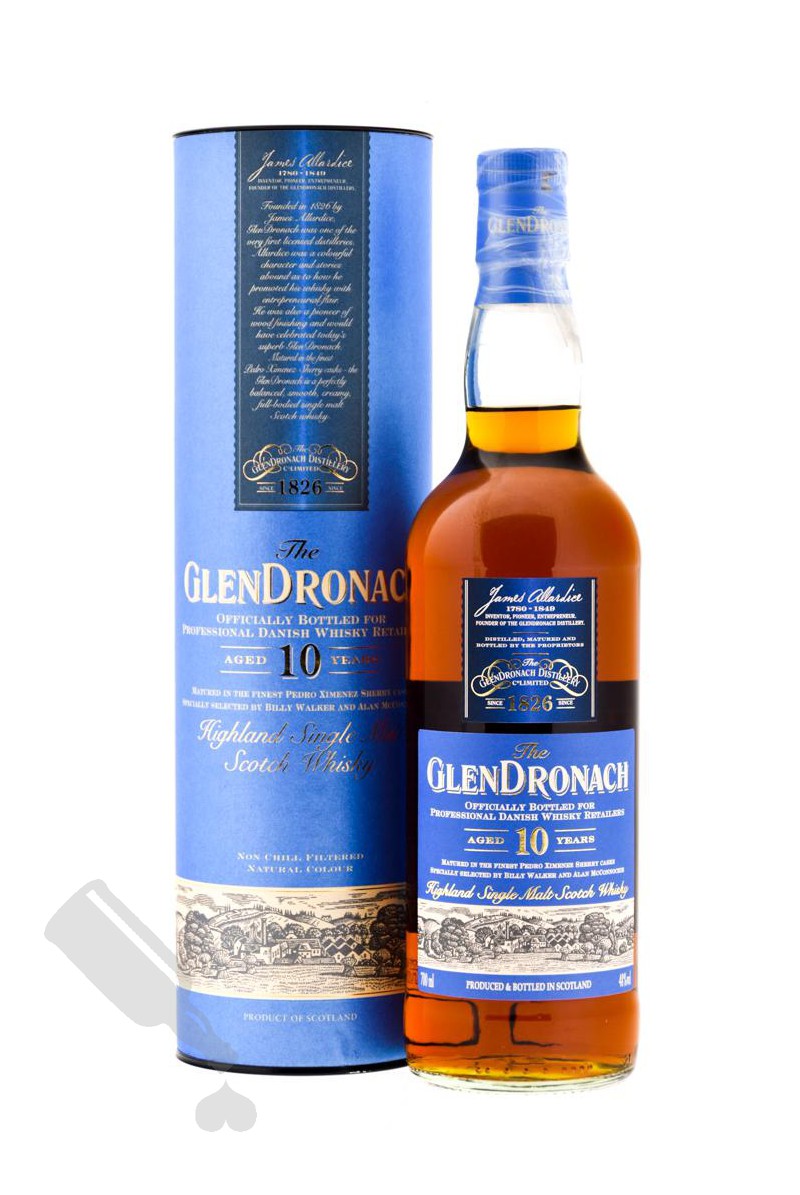 GlenDronach 10 years for Professional Danish Whisky Retailers