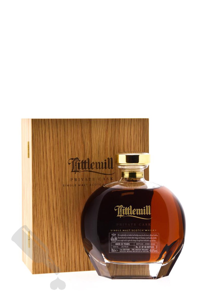 Littlemill 32 years 1990 - 2022 Private Cask #15/74-6 - 1st Edition  - The Dutch Trilogy