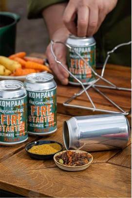 Kompaan & Big Green Egg Firestarter Complete set 5x 33cl 