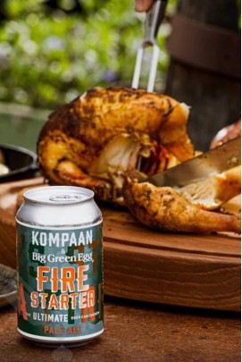 Kompaan & Big Green Egg Firestarter Complete set 5x 33cl 