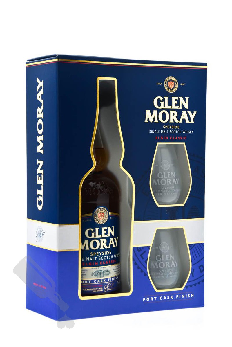 Glen Moray Port Cask Finish - Giftpack
