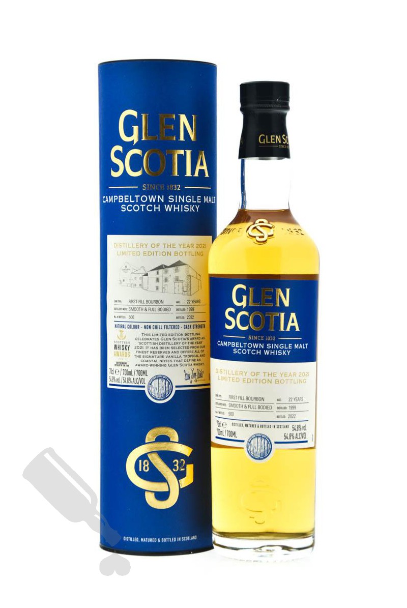 Glen Scotia 22 years 1999 - 2022 'Distillery of the year 2021'