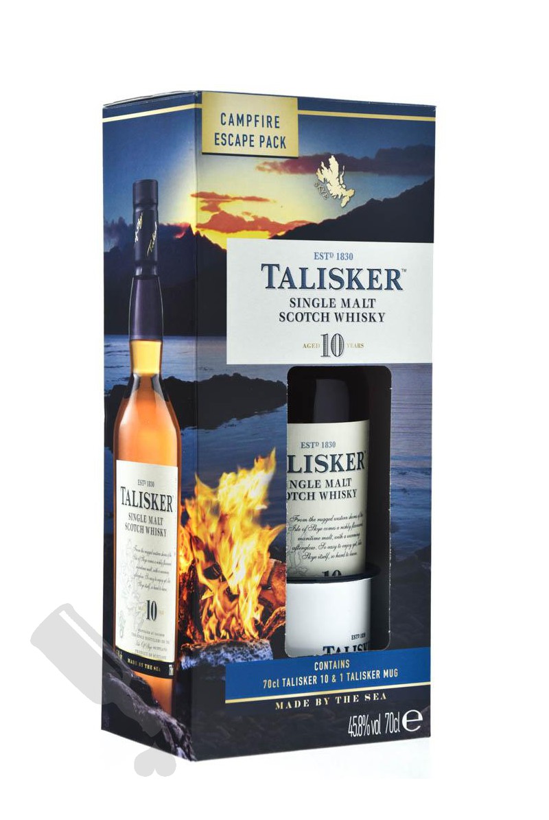 Talisker 10 years Campfire Escape Pack - New Packaging