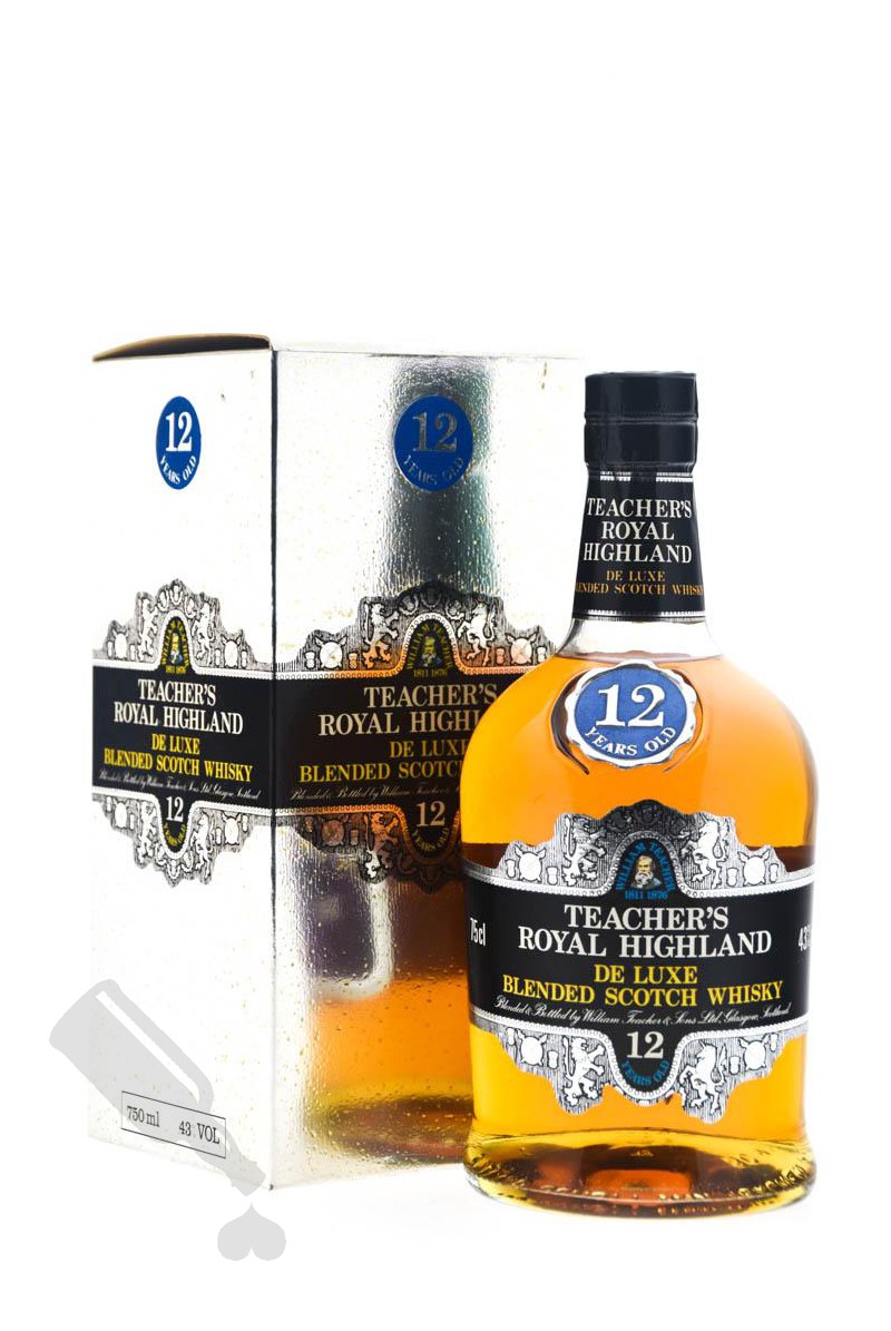 Teacher's 12 years Royal Highland 75cl - Bot. 1980's