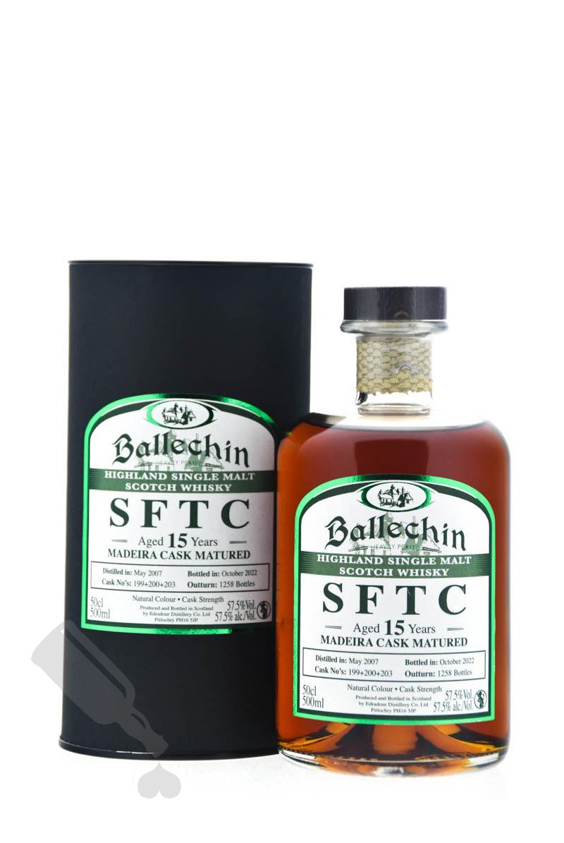Ballechin 15 years 2007 - 2022 #199+200+203 50cl