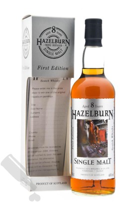 Hazelburn 8 years First Edition - Maltings