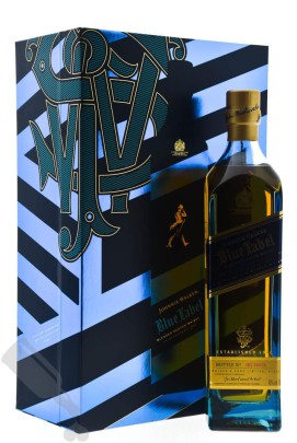 Johnnie Walker Blue Label + 2 Crystal Tumblers