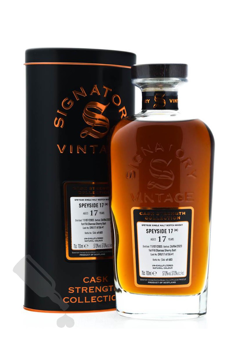 Speyside (M) 17 years 2005 - 2023 #DRU17 A106 #1