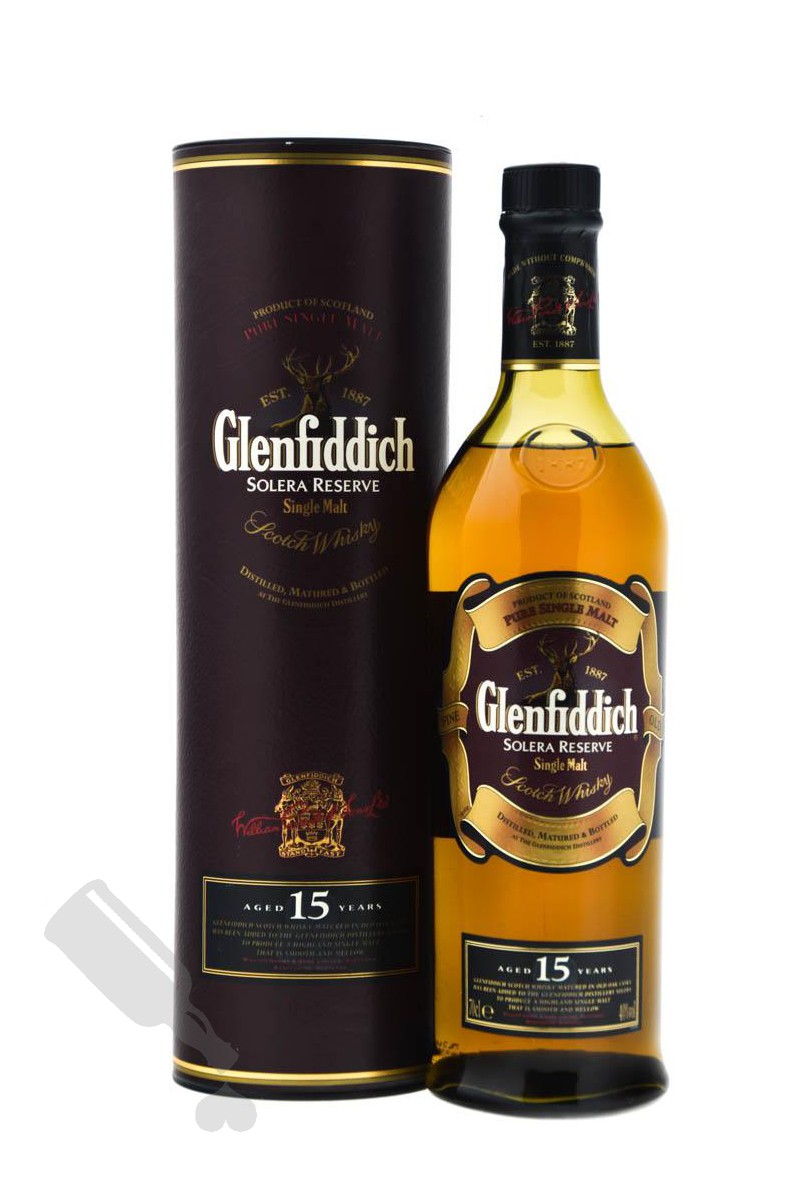 Glenfiddich 15 years Solera reserve Glenfiddich 15 years Solera reserve