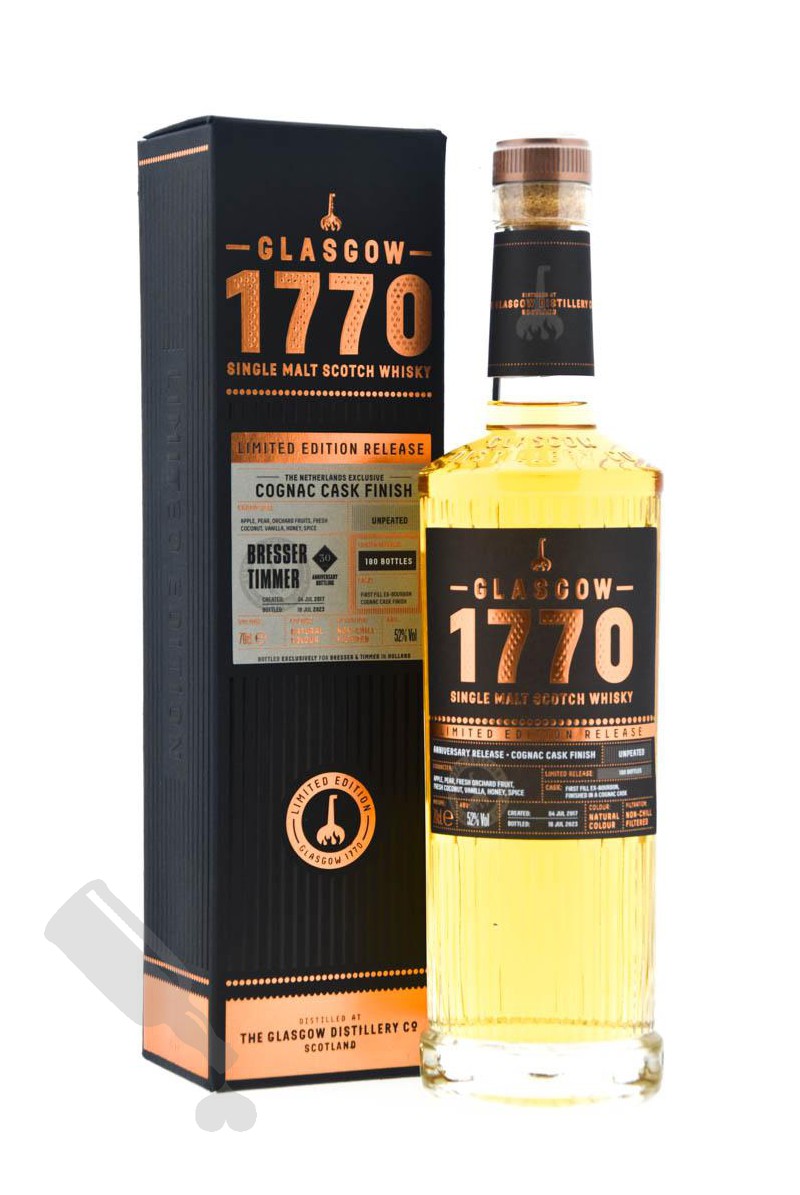 Glasgow Distillery 2017 - 2023 Anniversay Release - Cognac Cask Finish 