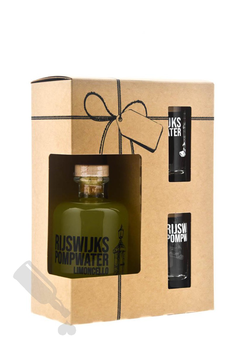 Rijswijks Pompwater Limoncello 50cl - Giftpack