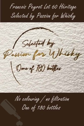 François Peyrot Lot 60 Héritage selected by Passion For Whisky