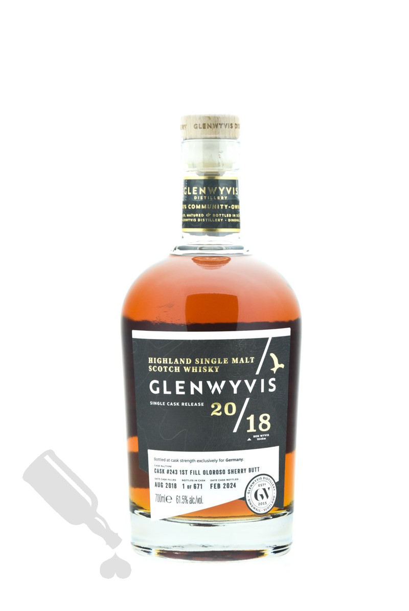 Glenwyvis 2018 - 2024 #243 1St Fill Oloroso Sherry Butt