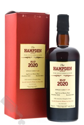 Hampden Estate HLCF 2020 Single Cask for Whisky Live Paris 2023