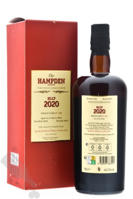 Hampden Estate HLCF 2020 Single Cask for Whisky Live Paris 2023
