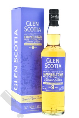 Glen Scotia 9 years Unpeated Fino Sherry Finish