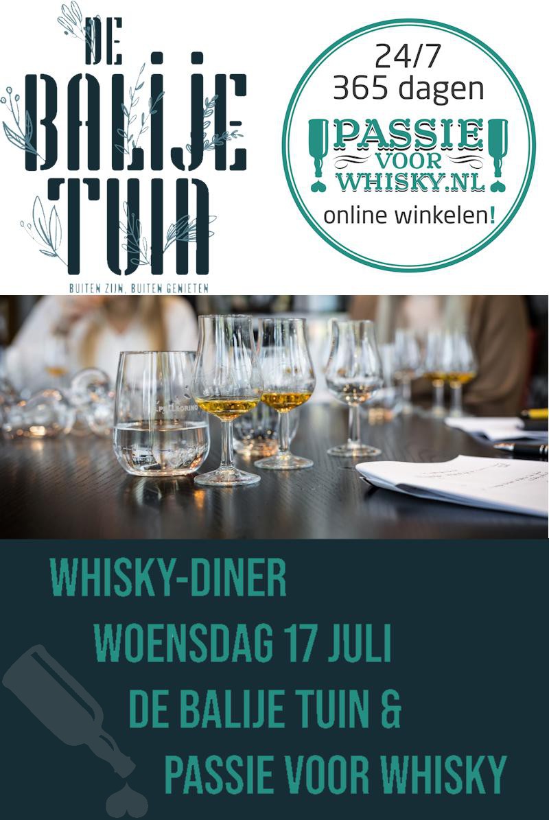 De Balije Tuin Whisky Diner 17 Juli 2024